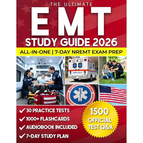 The Ultimate EMT Study Guide Audiolibro Por PeakPrep Press arte de portada