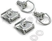 Vista 8 de HTTMT MT278 - Compatible con sujetadores de carenado de liberación rápida de cuarto de vuelta DZUS, pernos de anillo D de 15 mm, pernos, clips