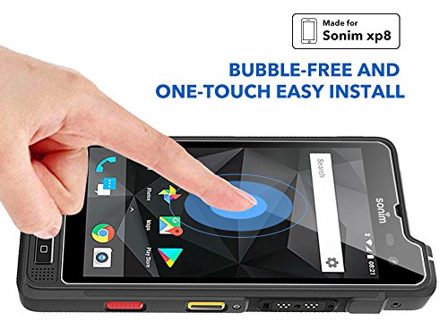 Nakedcellphone [2-Pack] 9H Hard Tempered Glass Clear Screen Protector Guard [Crack Saver] For Sonim Xp8 Phone, Xp8800 #TOP3