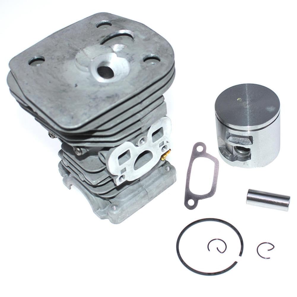 47mm Cylinder Piston Kit 537320402 537320501 Compatible with 455 455 Rancher 455E 460 460 Rancher CS2255 Chainsaw