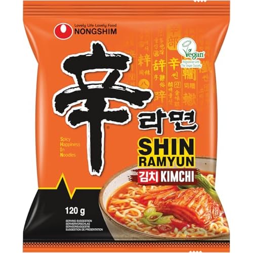 NONGSHIM - Instant Nudelsuppe Kimchi - Multipack (20 X 120 GR)