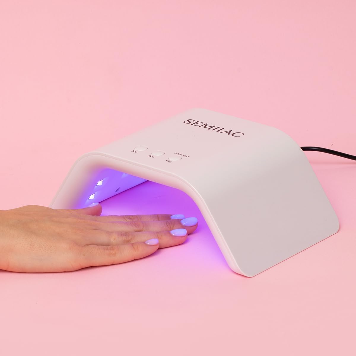 Semilac 24W/36W UV LED Gel Nail Lamp, 24w X 36l, 8.5 cm (D) x 19 cm (W) x 8.5 cm (H) - Image 2
