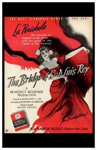 ArtFuzz Bridge of San Luis Rey Movie Poster 11 X 17 inch