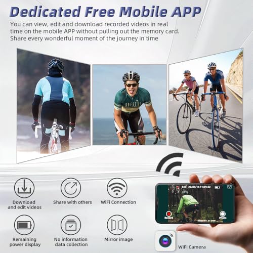 VSYSTO D5S Cámara para Bicicleta HD 1080P miniatura 5