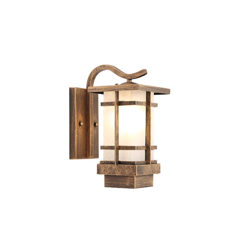 Applique murale extérieure étanche E27 rétro luminaire vintage en métal aluminium de jardin