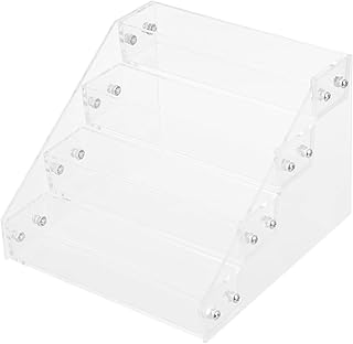 Estante de exhibición de esmalte de uñas acrí...