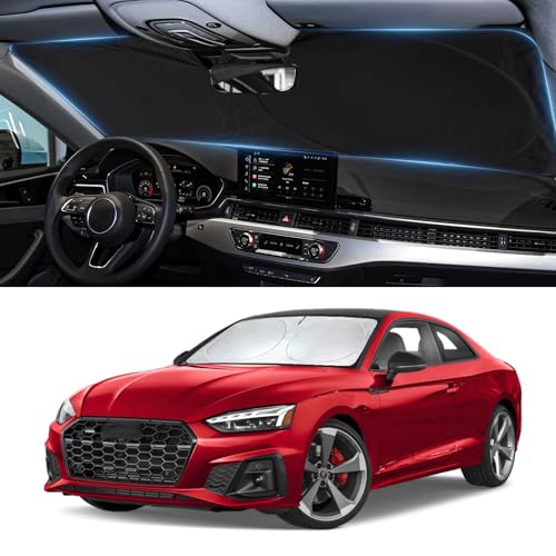 Image of Sun Shade for A4 /S4 2017-2024 2025 2026 Windshield Sunshade Window Cover