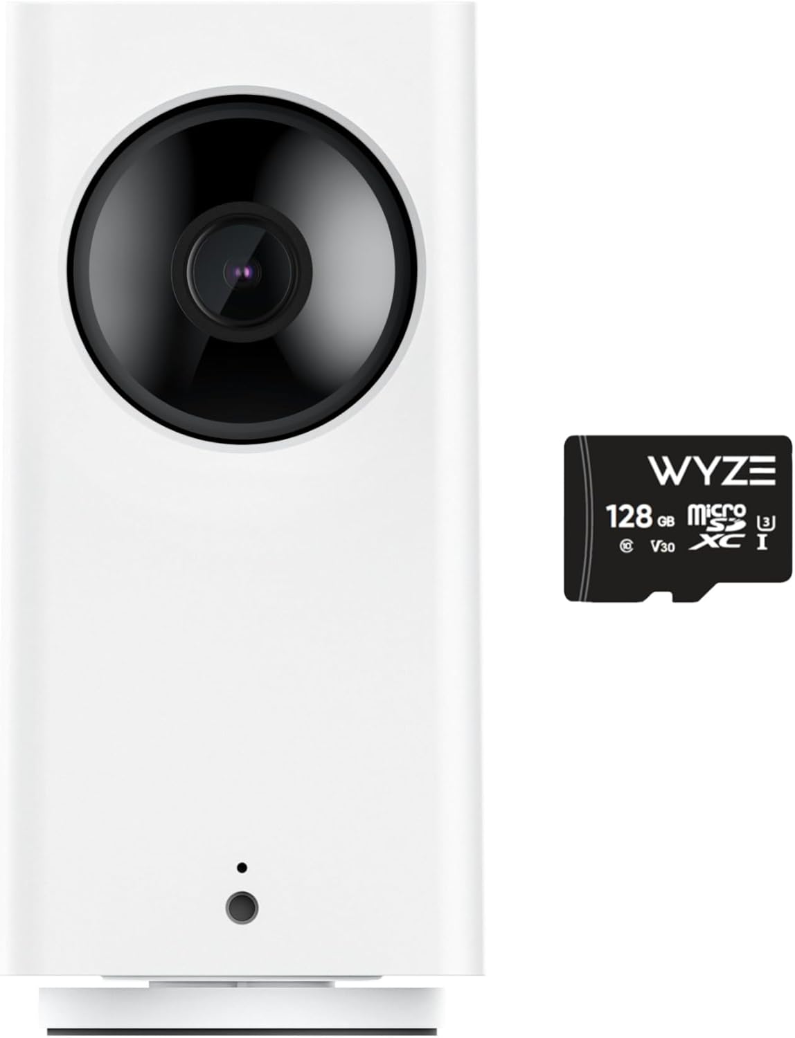 Wyze Cam Pan v2, Pan/Tilt/Zoom Indoor Wi-Fi Smart Home Security Camera with 1080p Color Night Vision, Motion and Sound Detection for Baby & Pet, Compatible with Alexa & Google Assistant, White