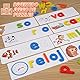 Joozmui Kinderspielzeug ab 3 4 5 6 7 Jahre, Buchstaben Lernen Lernspiele ab 3-7 Jahre Lesen Lernen Spiele ab 3-7 Jahren Montessori Spielzeug ab 3-8 Jahre Junge Einschulung Geschenk (Spanische Fassung)