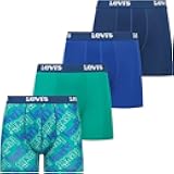 Levi's Mens Underwear Microfiber Boxer Brief for Men Ultra Soft 4 Pack