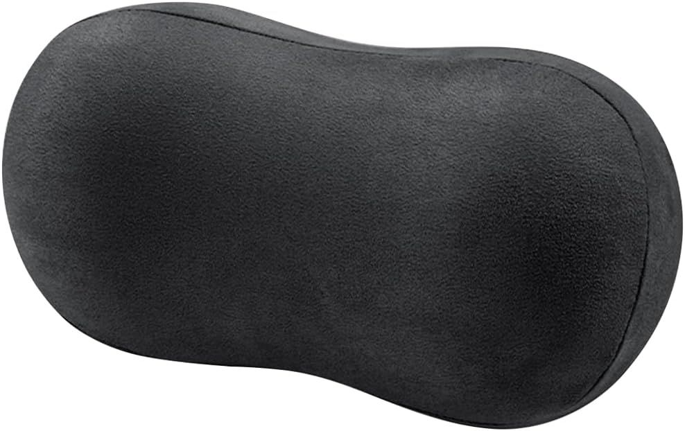 Car Headrest Pillow, Memory Foam Ergonomic Vehicle Neck Pillow with Adjustable Strap, Automotive Interior Seat Neck Support Cushion, Universal for SUV Automobile Truck (Black)