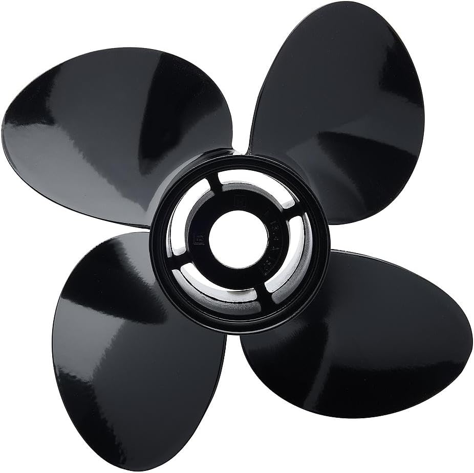 Mercury Spitfire Pontoon 4-Blade Aluminum Propeller, 13.8” Diameter x 10” Pitch, Right Hand Rotation