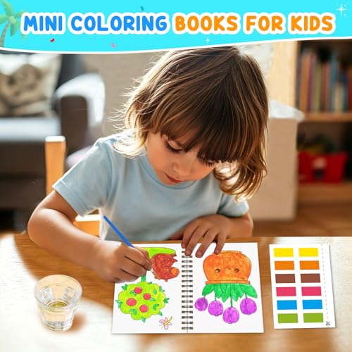 Image of ZMLM 24 Pack Summer Coloring Books - Birthday Party Favors for Kids 4-8