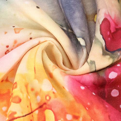 Blusa feminina 2023 manga curta algodão gráfico floral lounge camiseta para outono verão gola canoa