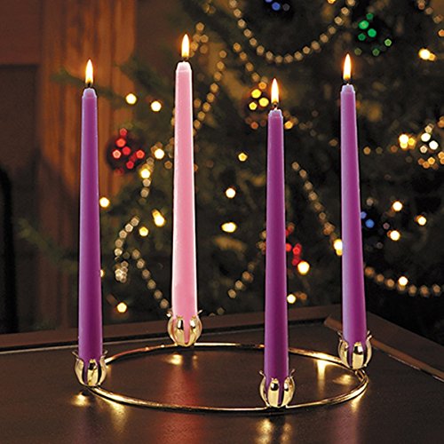 Religous Christmas Brass Advent Wreath