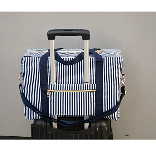 Foldable Travel Bag Water Resistant Travel Duffle Bag with Lining and Shoulder Strap UPGRADE