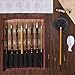 Nezyo 31 Pcs Chinese Calligraphy Set Brush Gift for Beginner Including Brushes, Ink Sticks, Ink Stones, Paperweights, Writing Paper, Copybooks, Writing Cloths, and Felts for Calligraphy Class
