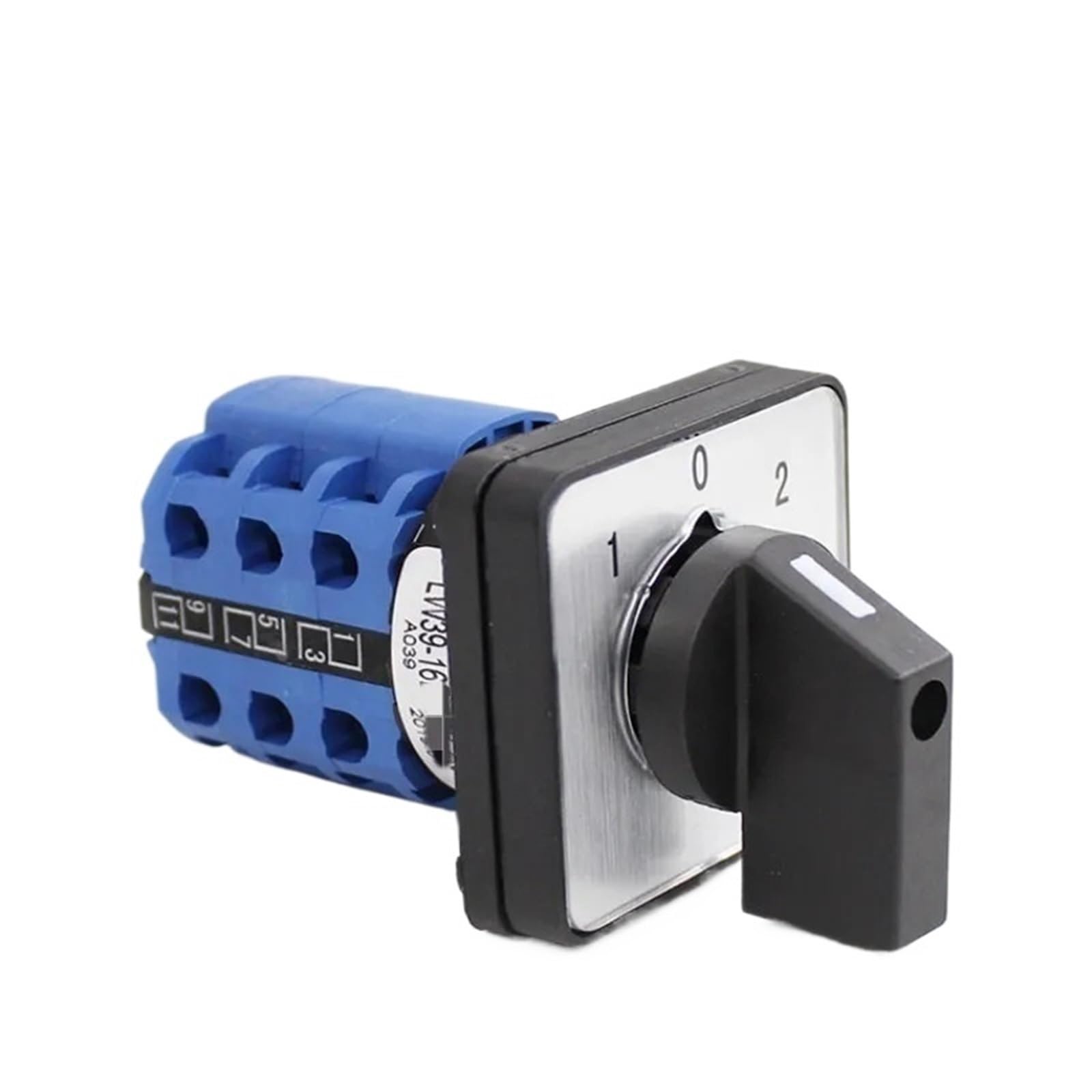 Interruptor de leva de 3 posiciones rotativo CA 440V 16A LW39B-16/3 para control industrial 4