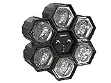 Geringer Stromverbrauch VELLEMAN - VDLL6RL2 Modulare Lichtorgel, Disco Licht, 6 x 47 LEDs, Musik 640910