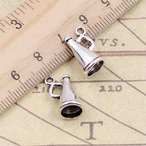 30 Pieces Of Pendants, Loudspeakers, Loudspeakers, 15X9X9Mm Antique, Antique Tibetan Silver Zinc Alloy Pendants #TOP2