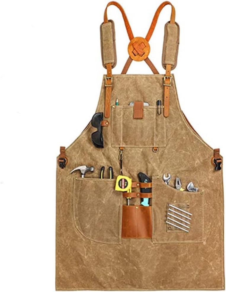 Apron Canvas Multifunctional Pocket Barber Woodworking Overalls