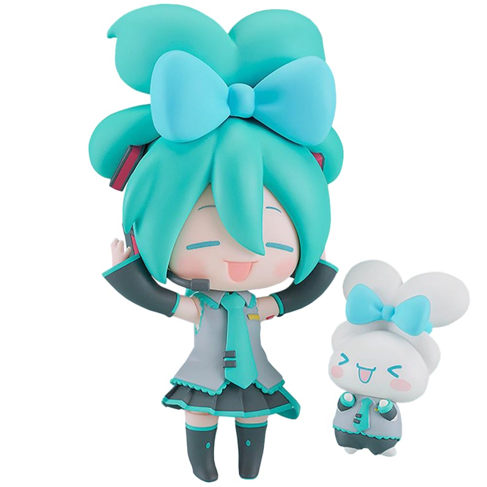 Miku Movable Anime Figures 10cm Cute Miku Action Figure Interchangeable Accessories Statue Model Desktop Decoration Ornaments