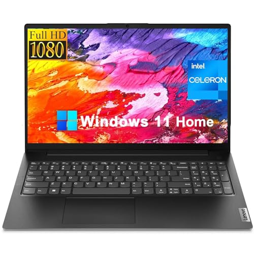Image of Lenovo V15 G2 15.6 inch FHD Business Laptop Computer[Windows 11 Pro], Intel Dual Core Celeron N4500, 32GB RAM, 1TB SSD, Intel UHD Graphics, Numeric keypad, Wi-Fi, BT 5.1, Ethernet, HDMI, w /Battery