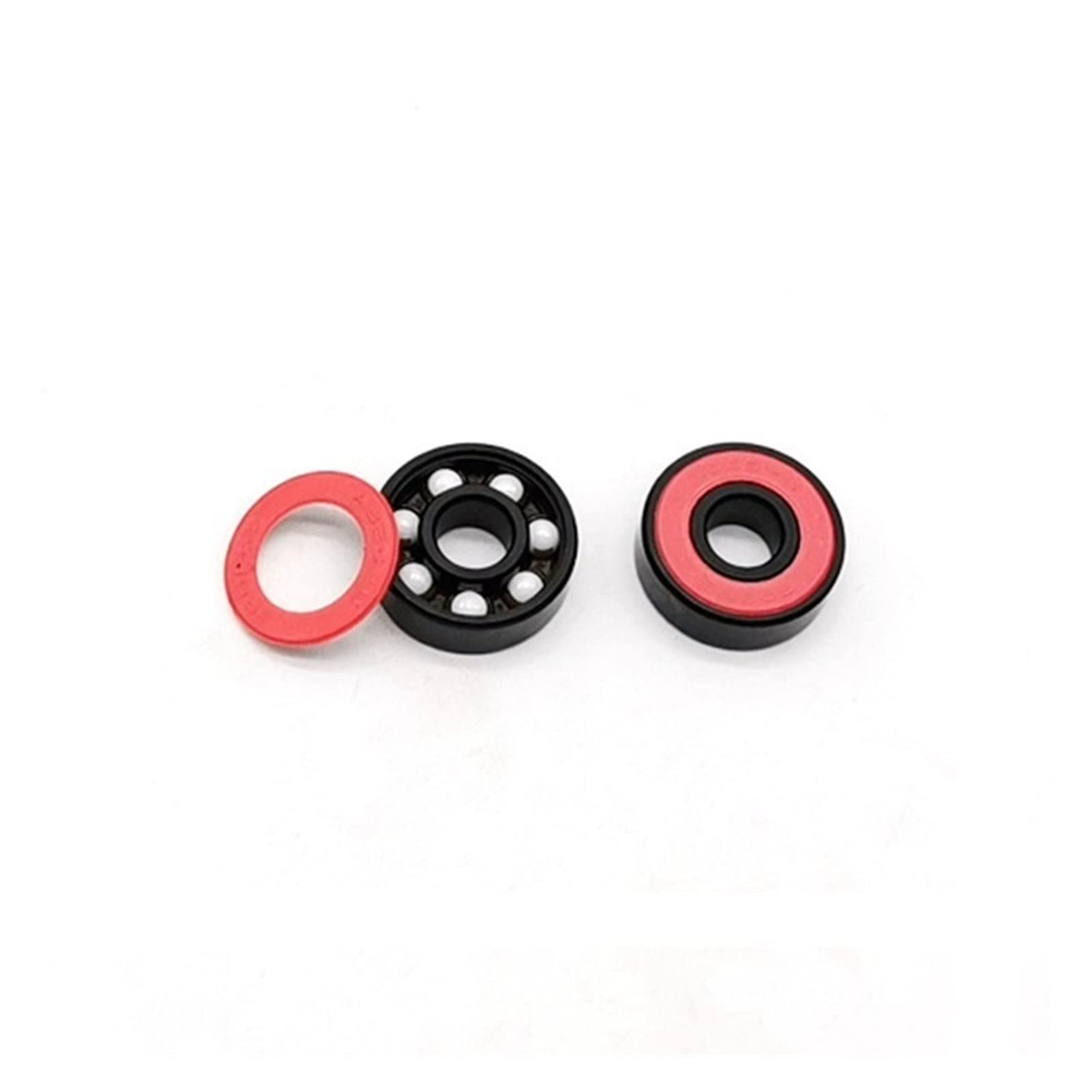 SSIMOO 8pcs 8x22x7 Rodamiento De Cerámica ABEC-11 608 Cerámica con 608Rs con Actitud For El Skateboard Kindly