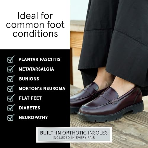 ABEO Leather Orthotic Loafers for Women - Built-in Orthotic Insole4