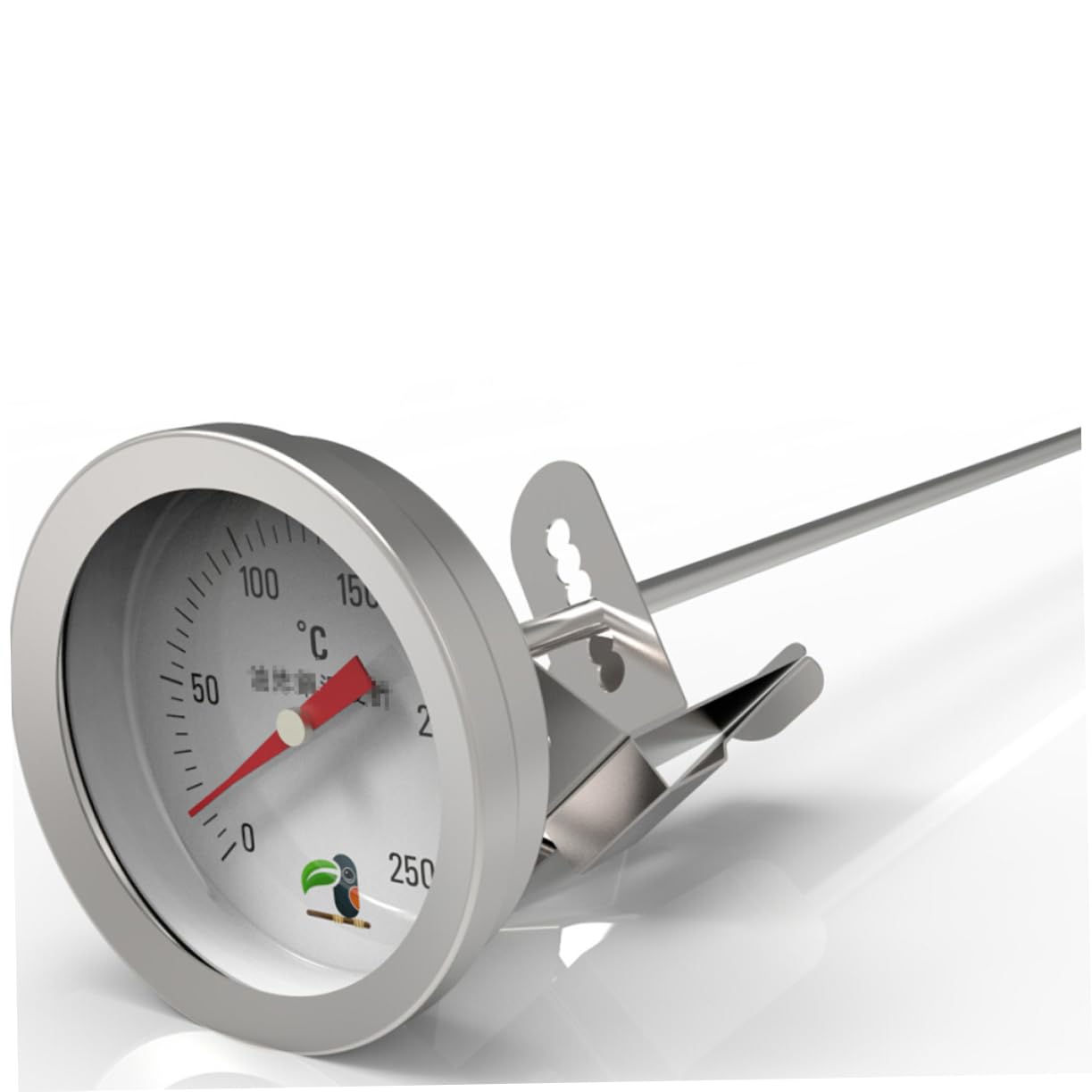 Stainless Steel Candy Thermometer with Clip for Oil Sugar Jam