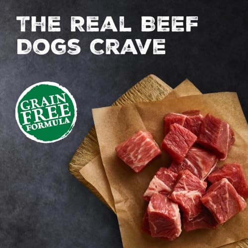 Blue Buffalo Wilderness Wolf Creek Stew with Hearty Beef in Gravy Adult Wet Dog Food, High-Protein & Grain-Free Recipe, 30g Protein, Made with Natural Ingredients, 12.5-oz. Cans (12 Count)