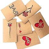 PAQUETE: Las tarjetas de felicTAMANO DE LA TARJETA: 5.7 * 3.9 pulgadas; dentro del tamano de la tarjeta: 5.35 * 3.6 pulgadas; tamano de etiqueta engomada escribible: cuerda de yute 2.5 * 0.5 pulgadas longitud: 39.4 pulgadasitacion kraft incluyen 13 sobres para PCS, flores secas, calcomanias, cordeles de yute y tarjetas en blanco.