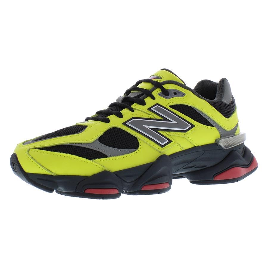 Image of New Balance 9060 Mens Shoes Size 8, Color: Yellow /Silver Grey /Solar Yellow