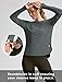 Women's Sun Shirts UPF 50+ Long Sleeve UV Protection Shirt Lightweight Quick Dry Workout Hiking Tops for Women(Heather Grey,M)