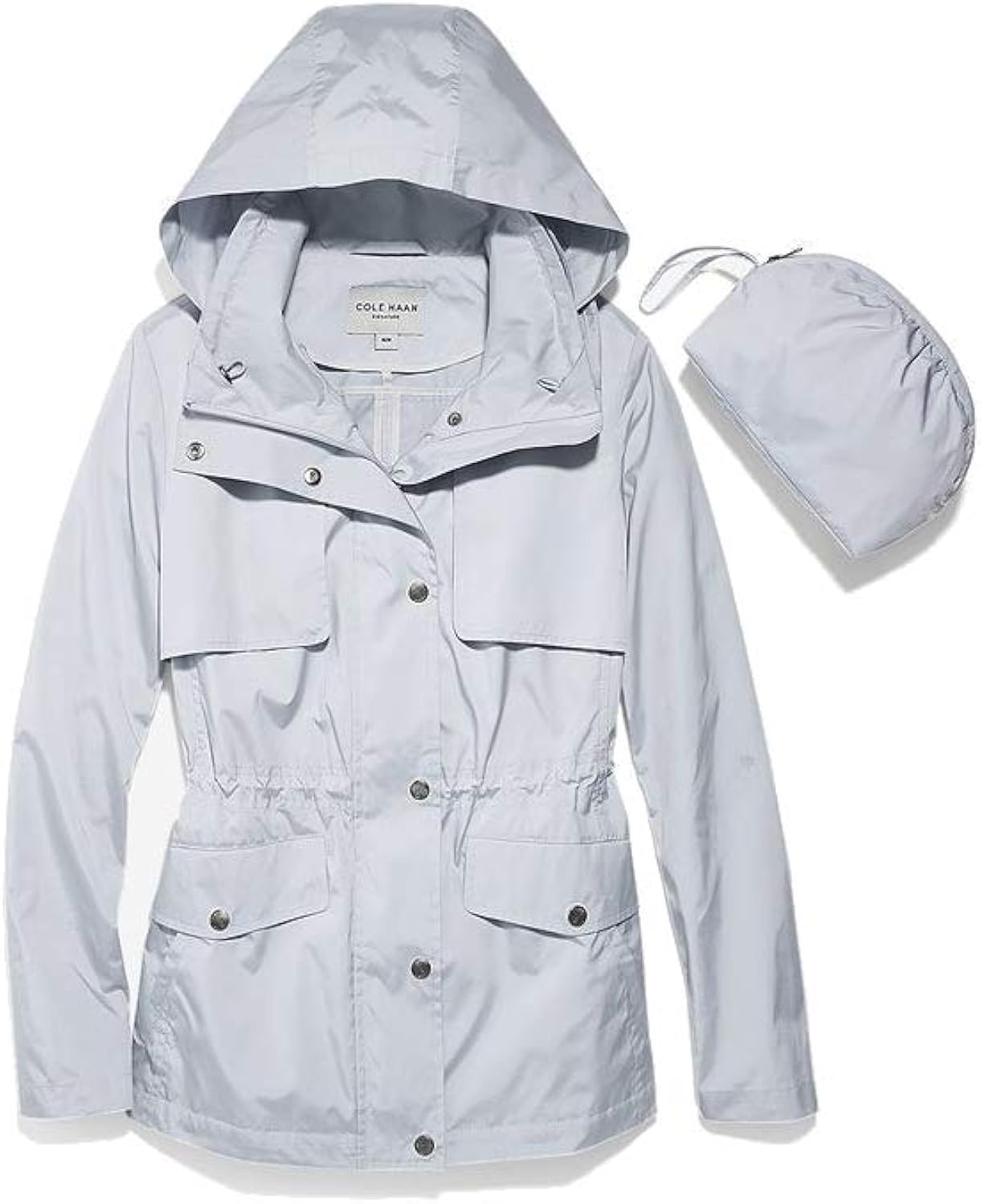 Women's Short Packable Rain Jacket