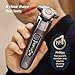 Philips Norelco Shaver i9000, Wet & Dry Electric Shaver, Dark Slate, SenseIQ Technology, Triple Lift & Cut System, 360 Rotating Dual SteelPrecision Precision Blades, Quick Clean Pod, X9002/82