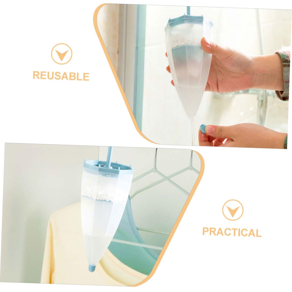 iplusmile 10pièces Déshumidificateur Suspendu Pour Armoire Absorbeur Humidité Créatif Forme De Parapluie Pour Maison Et Garde-robe