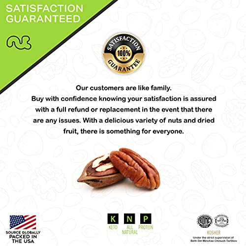 image for Nut Cravings Candied Pecans Honey Glazed Praline, No Shell (32oz - 2 L