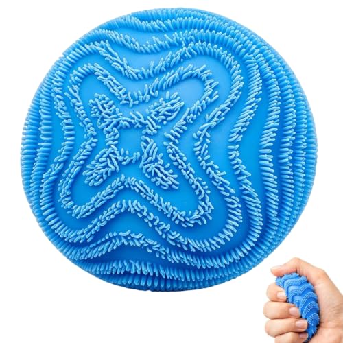 MUVZKQIAN Blue Fuzz Ball - Pocket Size Party Bag Fillers for Kids & Adults