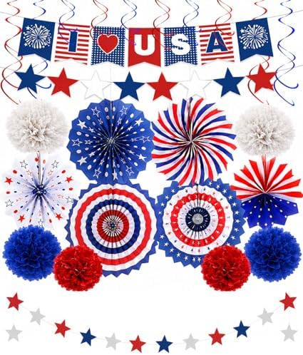 ChunRun patriotic paper decoration kit