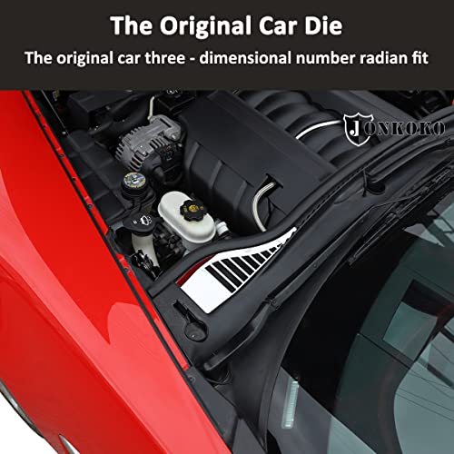 Image of Engine Bay Side Panel Cover for Chevrolet Corvette C6 2005-2013 Hood Engine Trim,Battery Baffle, Fuse Box,Guide Channel Cover,Engine Interior Accessories (Engine Compartment Guide Channel Cover)