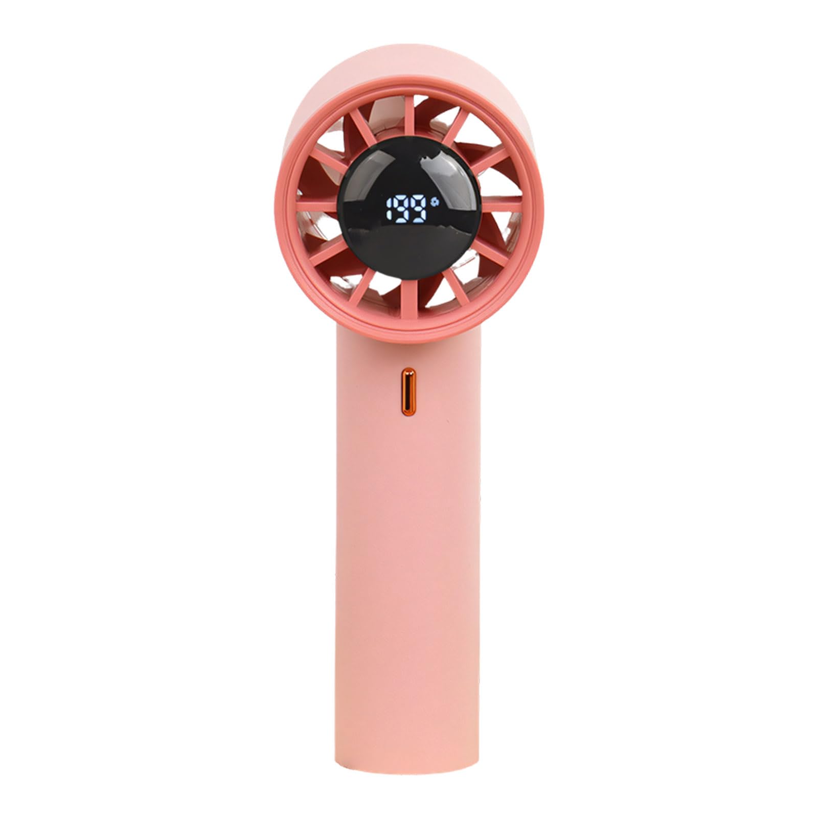 XuQiZZpp Portable Handheld Fan 10 Speed Small Cooling Quiet Handheld Fan with Digital Display USB Rechargeable