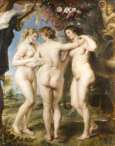 Peinture à l'huile Les Trois Grâces Peter Paul l'émotion de l'art classique