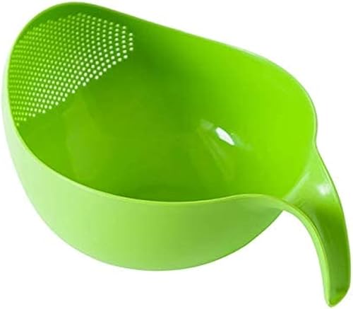 Miniatura 1 de Filtro de lavado de arroz, colador, colador, colador, fruta, verduras, cuenco, escurridor, herramientas de limpieza, kit de cocina para el hogar (S,