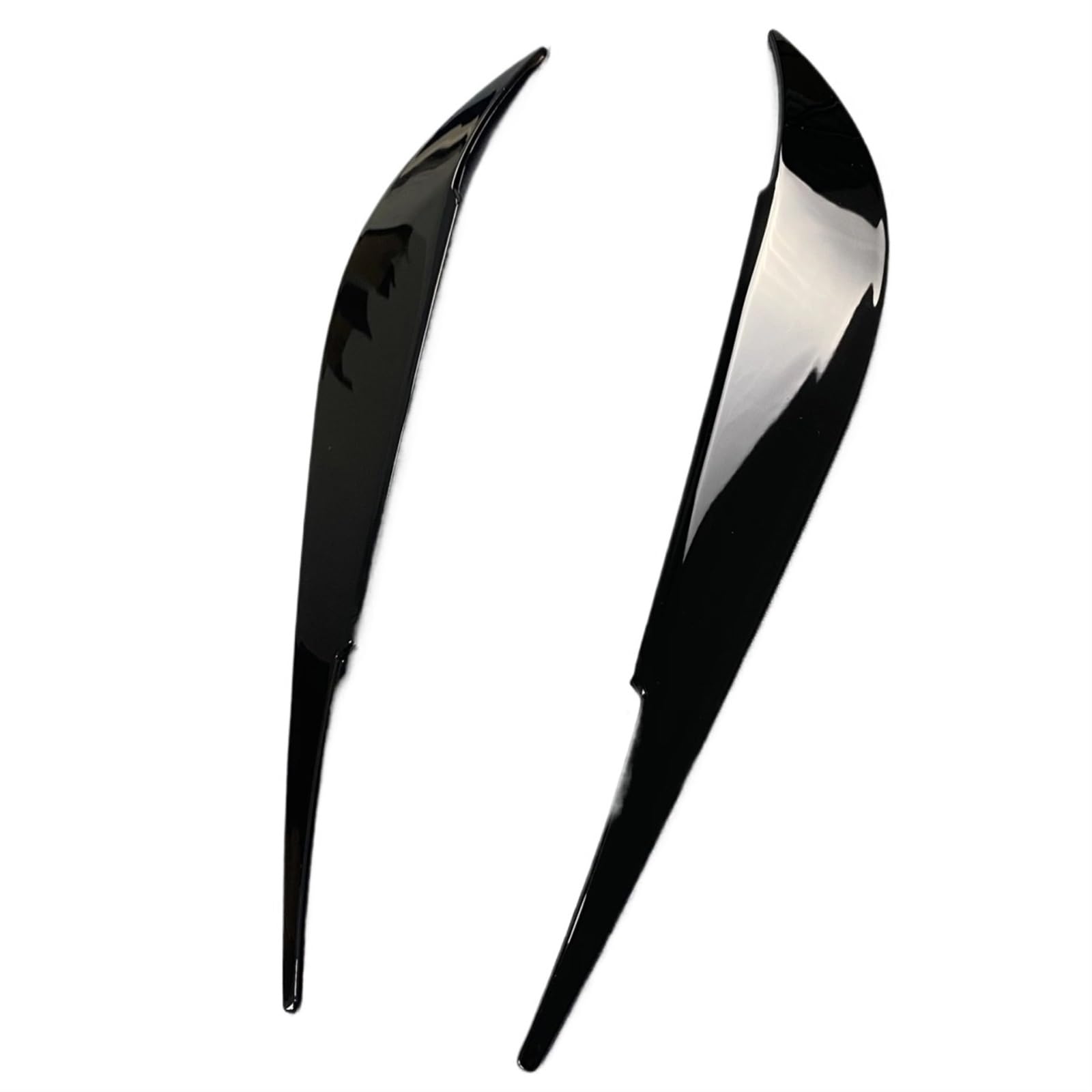 Faro Palpebre Sopracciglio Trim Per BMW Serie 4 F32 F33 F36 M4 420d 420i 425d 430i 435i 440i 2013-2021 Tuning ABS Carbon Look Lucido Fari Sopracciglia Palpebra Auto Sopracciglia Faro(Gloss Black)