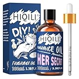 HIQILI Her Secret Fragrance Oil 100ml for Diffuser Car Freshies, Clean Fresh Scent for Candle Making Soap Laundry 3.38 Fl Oz