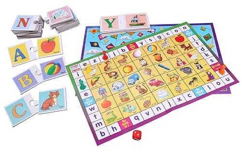 Image of Creative Educational Aids P. Ltd. - CRE1015 Alphabet Fun 3 in 1 Puzzle (Multi-Color)