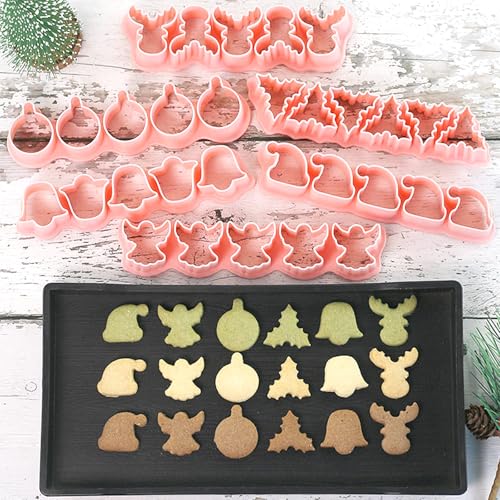 Mini Christmas Cookie Cutter for Pet Treats, Cute Homemade Snacks Cutters