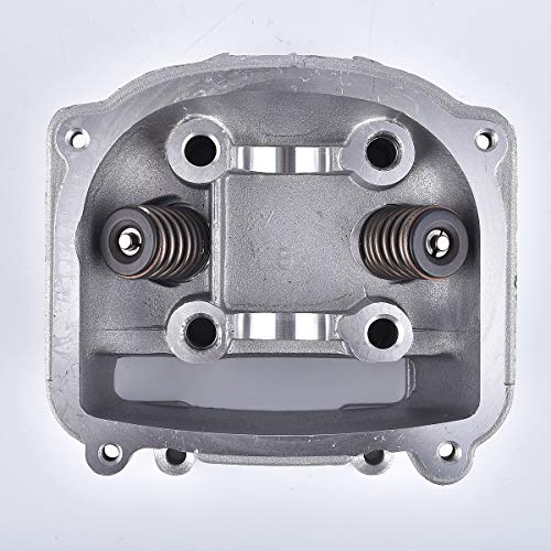 Cylinder Head with Valve Replacement for GY6 150cc Chinese Scooter Moped Parts 157QMJ Engine Without EGR - Thumbnail 2