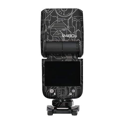 Mebont �J�����A�N�Z�T���[ �X�e�b�J�[ Godox V480 �ɓK������ی쑕���X�e�b�J�[�ŁA�ώC�����A�ϖ��Ր���������X�L���ی�t�B�����A����(��H�Ë�)